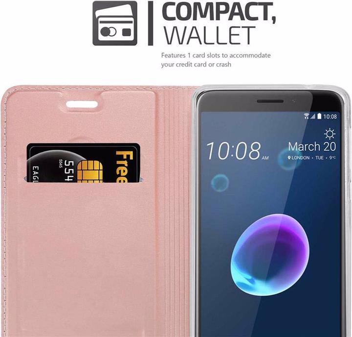 Actual product image Cadorabo Book Classy Style Cover (HTC Desire 12)
