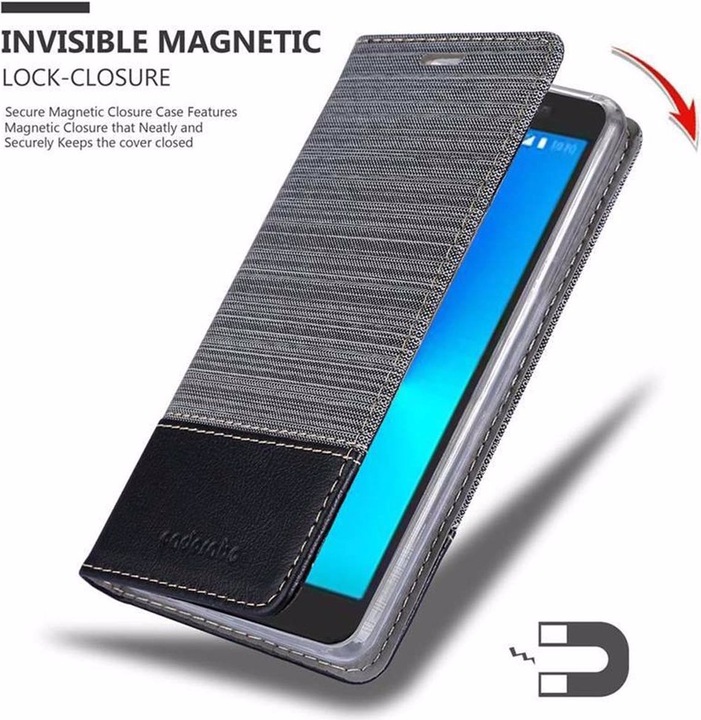 Produktbild Cadorabo Book Jeans Optik Cover (Samsung Galaxy J3 (2018))