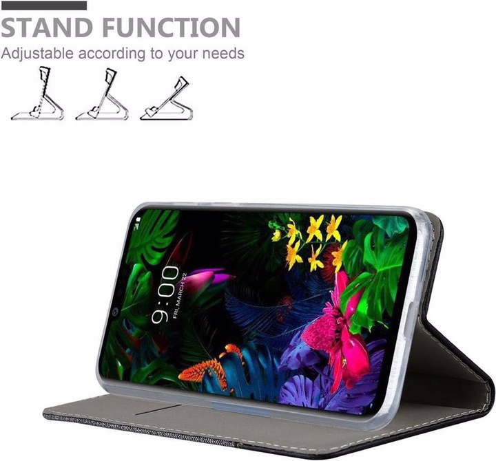 Produktbild Cadorabo Book Jeans Optik Cover (LG G8)