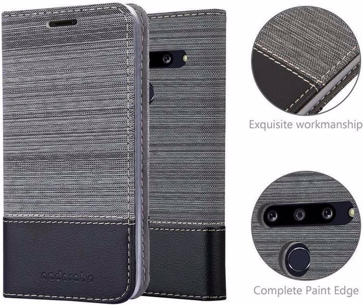 Produktbild Cadorabo Book Jeans Optik Cover (LG G8)