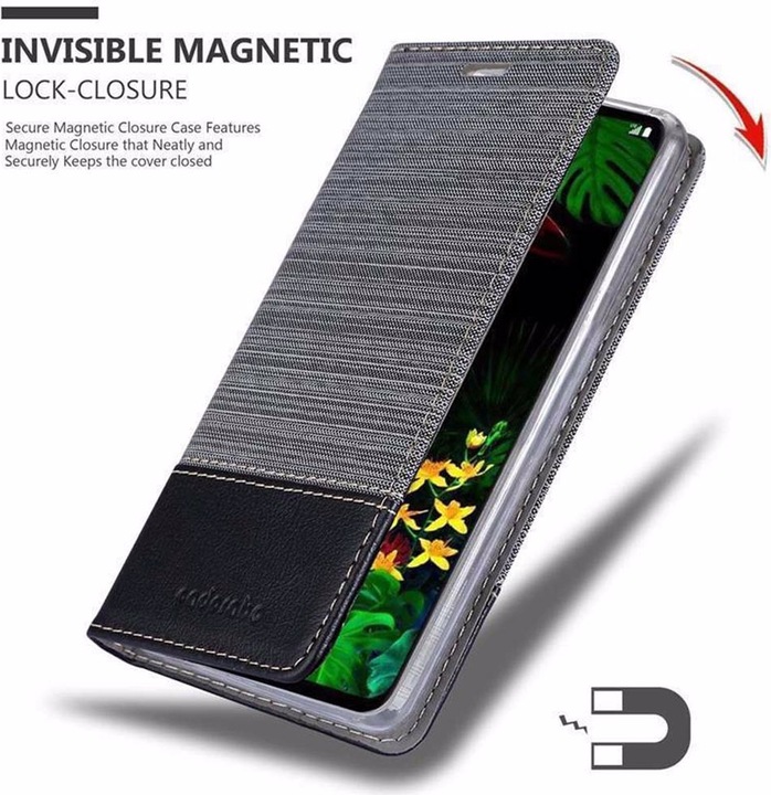 Produktbild Cadorabo Book Jeans Optik Cover (LG G8)