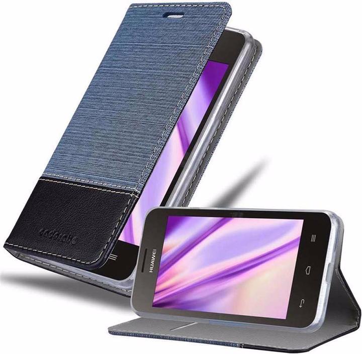 Produktbild Cadorabo Book Jeans Optik Cover (Huawei Ascend Y330)