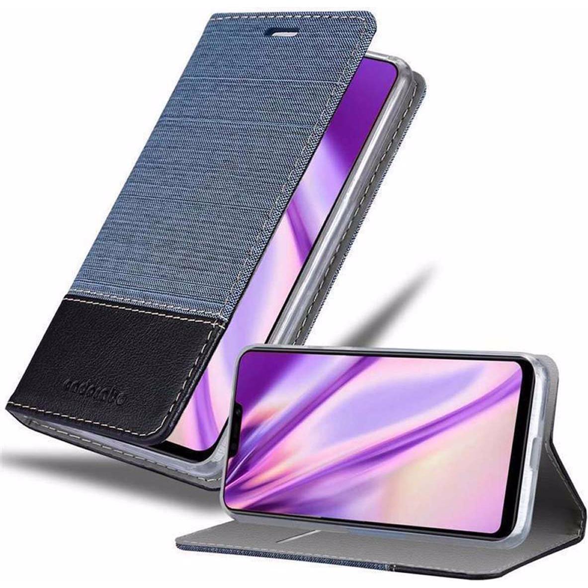Cadorabo Book Jeans Optik Cover (Vivo Y83), Smartphone Hülle, Blau