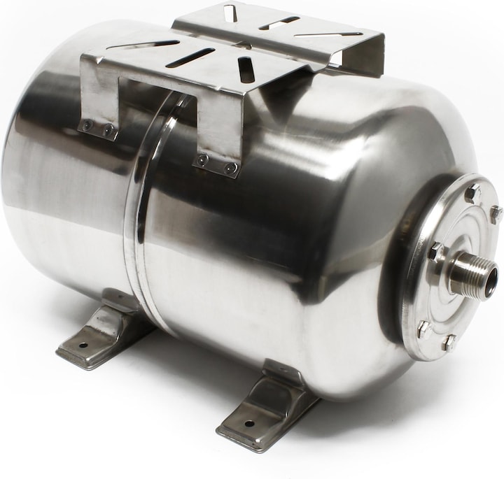 Immagine prodotto Wiltec Caldaia a membrana in acciaio inox 24L Vaso di espansione per acquedotti domestici Vaso a pressione (Pompa acqua sanitaria)