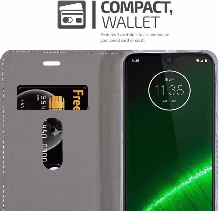Actual product image Cadorabo Book Jeans Optics Cover (Motorola Moto G7, Motorola Moto G7 Plus)
