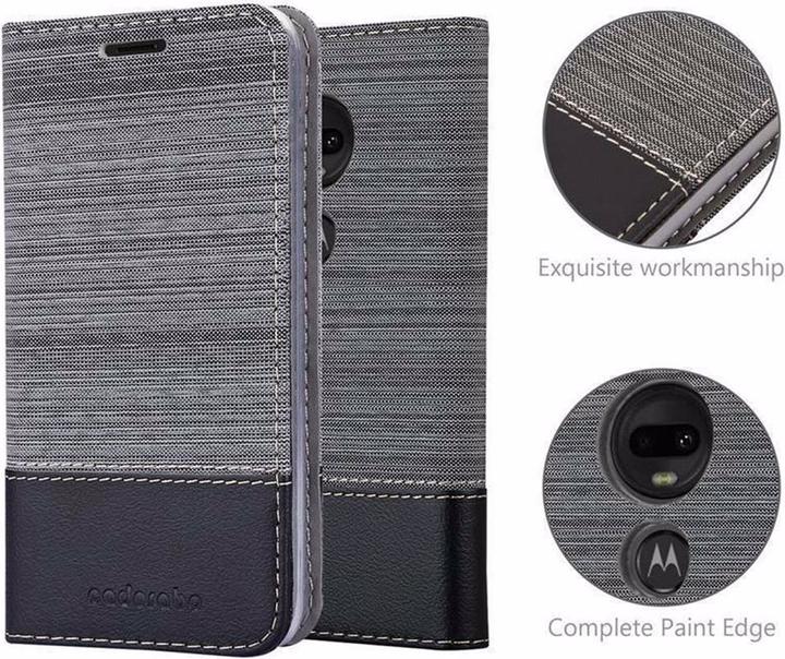 Actual product image Cadorabo Book Jeans Optics Cover (Motorola Moto G7, Motorola Moto G7 Plus)