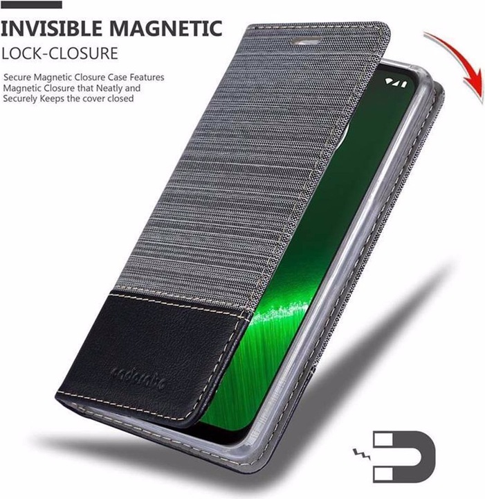 Produktbild Cadorabo Book Jeans Optik Cover (Motorola Moto G7, Motorola Moto G7 Plus)