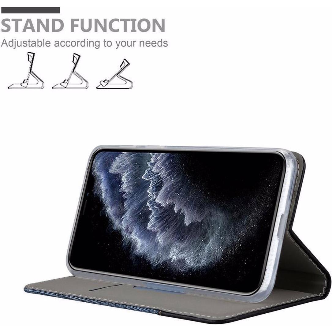 Thumbnail - Cadorabo Book Jeans Optik Cover (Apple iPhone 11 Pro), Smartphone Hülle, Blau