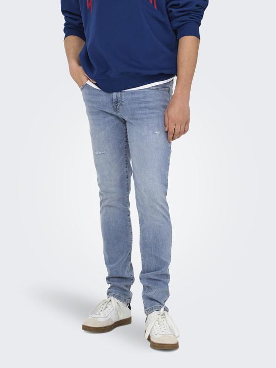 Produktbild Only & Sons ONSLOOM Niedrige Taille Slim Fit Jeans Slim Fit Jeans (W32/L32)
