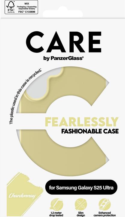 Produktbild PanzerGlass CARE by ® Fashionable Case Chardonnay Samsung Galaxy S 2025 Ultra, Cover, Samsung, Samsu (Samsung Galaxy S25 Ultra)