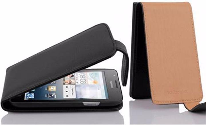 Actual product image Cadorabo Flip with structure cover (Huawei Ascend G520, Huawei Ascend G525, Huawei Ascend G510)