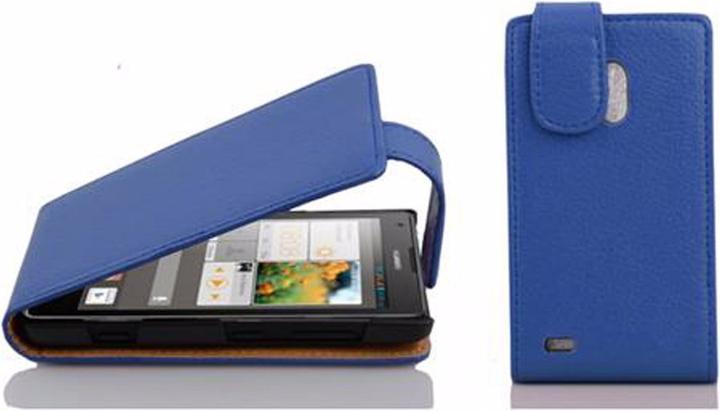 Actual product image Cadorabo Flip with structure cover (Huawei Ascend G700)