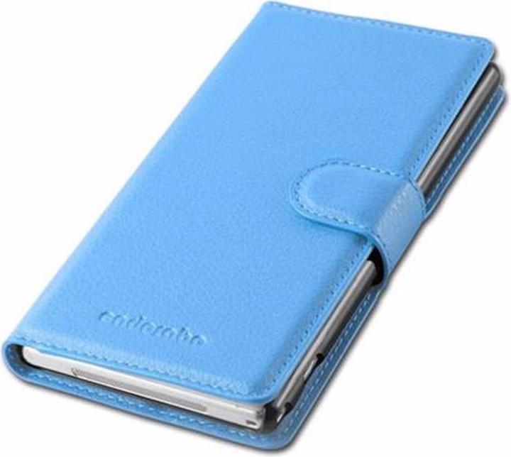 Actual product image Cadorabo Book with stand function cover (Sony Xperia Z1)