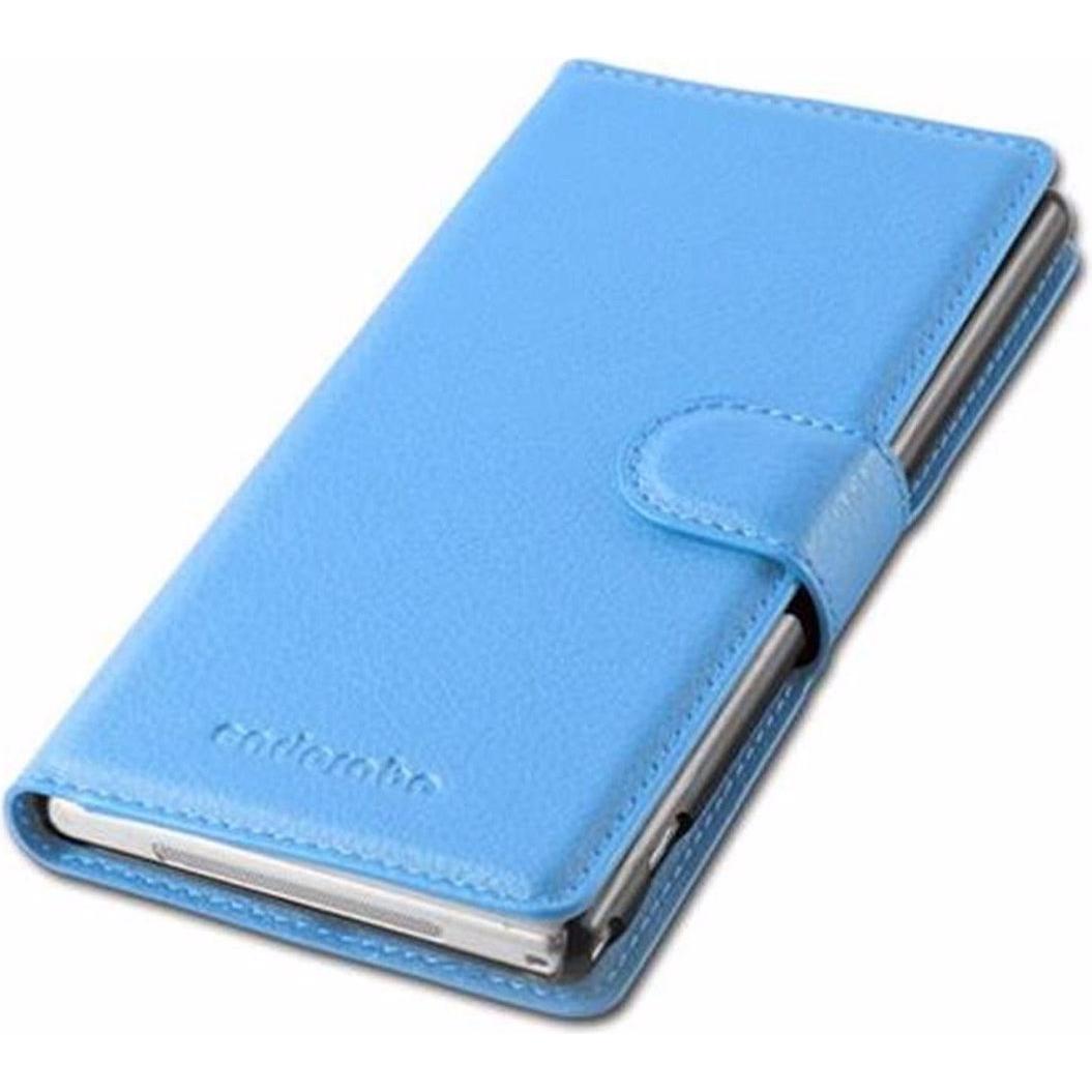 Thumbnail - Cadorabo Book mit Standfunktion Cover (Sony Xperia Z1), Smartphone Hülle, Blau