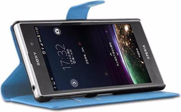 Actual product image Cadorabo Book with stand function cover (Sony Xperia Z1)