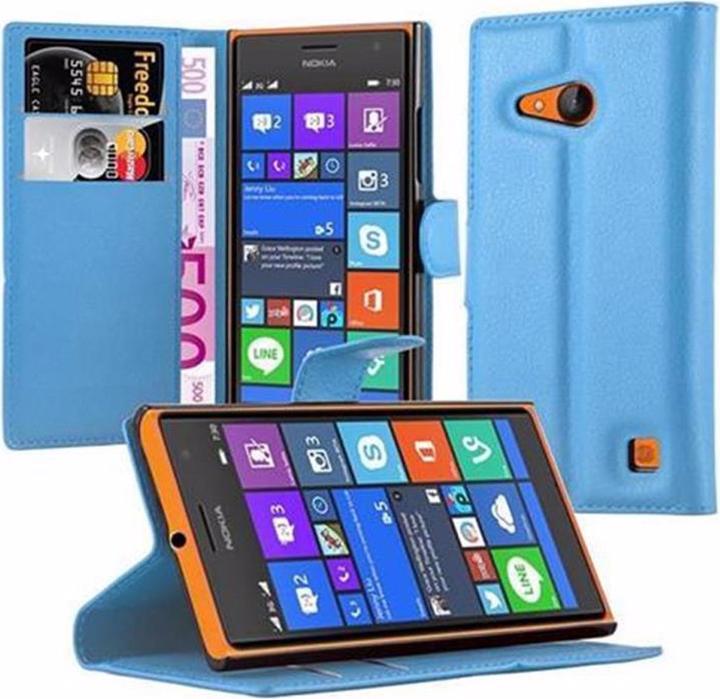 Actual product image Cadorabo Book with stand function cover (Nokia Lumia 730)
