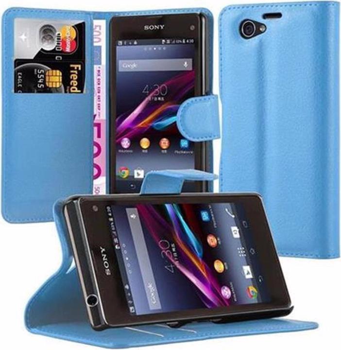 Actual product image Cadorabo Book with stand function cover (Sony Xperia Z1 Compact)