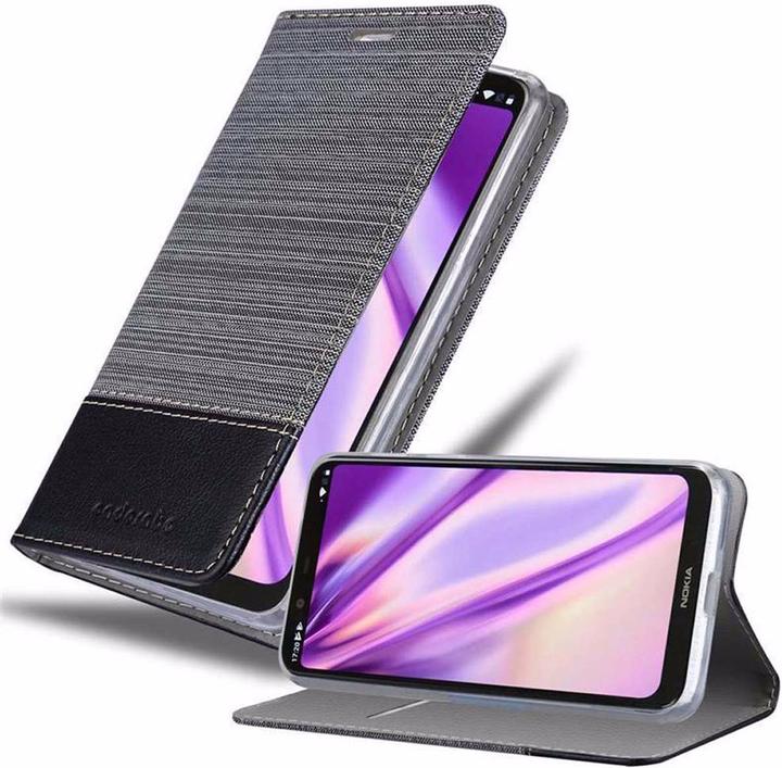 Actual product image Cadorabo Book Jeans Optics Cover (Nokia 5.1 Plus)