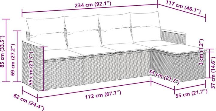 Actual product image vidaXL Brielle