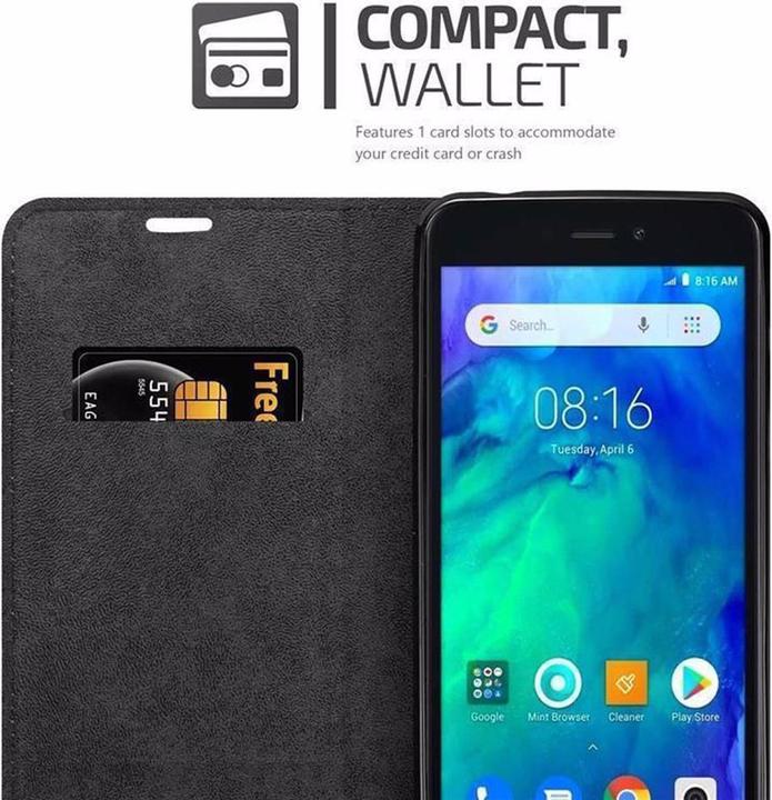 Actual product image Cadorabo Book Invisible Magnet Cover (Xiaomi Redmi Go)