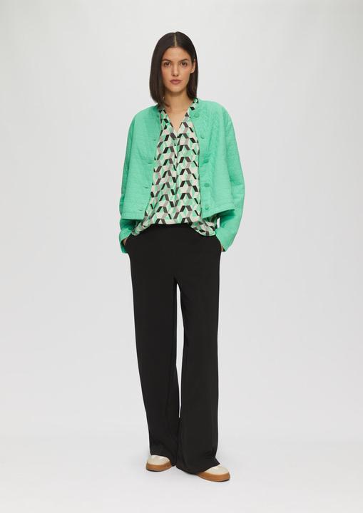 Actual product image S.Oliver Bluse Strukturierte Bluse mit V-Ausschnitt (32)
