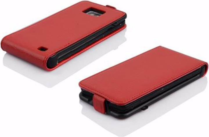 Produktbild Cadorabo Flip mit Struktur Cover (Samsung Galaxy S2, Samsung Galaxy S2 Plus)