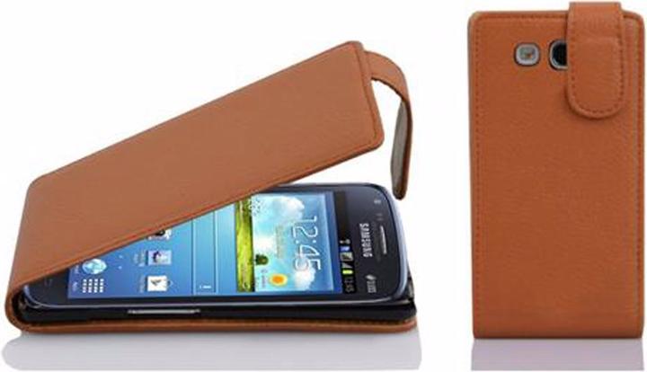 Produktbild Cadorabo Flip mit Struktur Cover (Samsung Galaxy Core, Samsung Galaxy Core Duos)