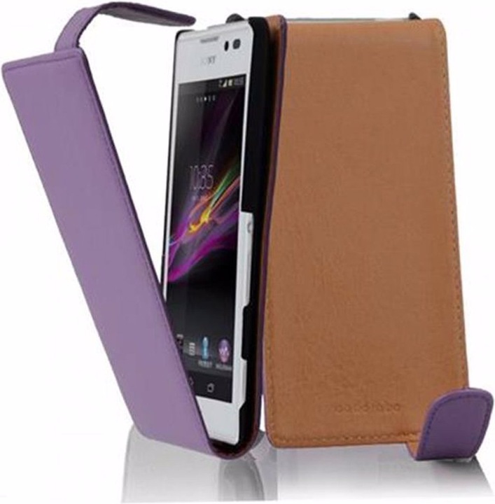 Actual product image Cadorabo Flip Smooth Cover (Sony Xperia C)
