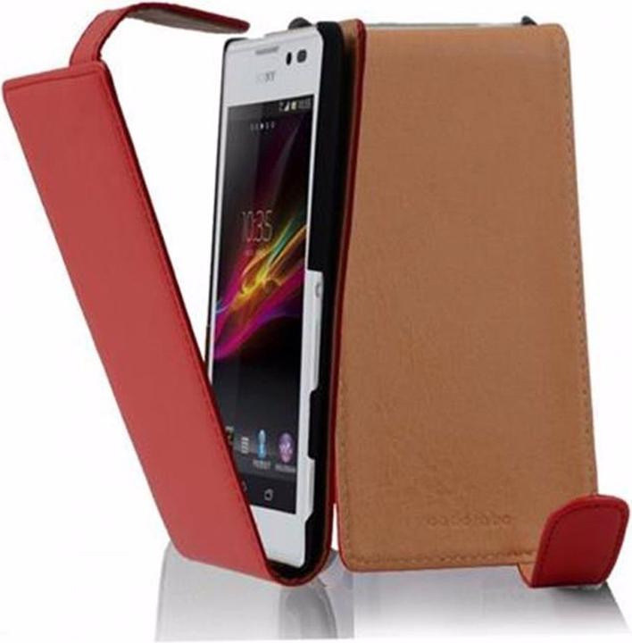 Produktbild Cadorabo Flip Glatt Cover (Sony Xperia C)
