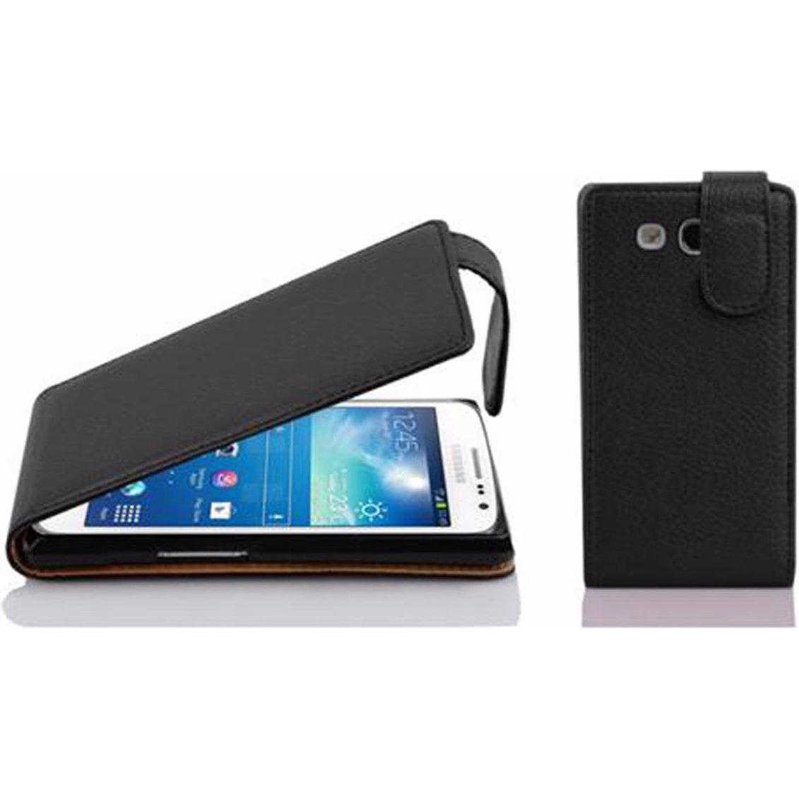 Thumbnail - Cadorabo Flip mit Struktur Cover (Samsung Galaxy Express 2), Smartphone Hülle, Schwarz