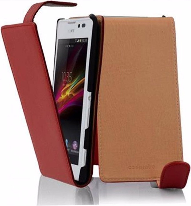 Produktbild Cadorabo Flip mit Struktur Cover (Sony Xperia C)