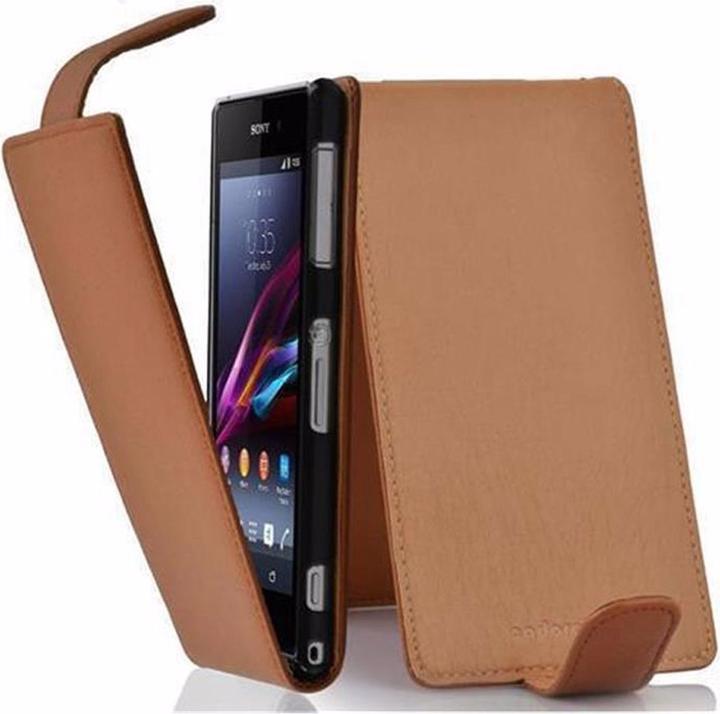 Produktbild Cadorabo Flip mit Struktur Cover (Sony Xperia Z1 Compact)