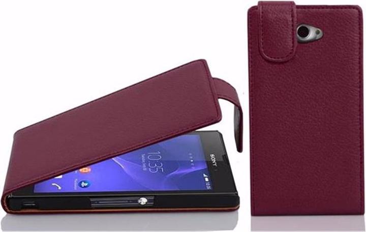 Produktbild Cadorabo Flip mit Struktur Cover (Sony Xperia M2, Sony Xperia M2 Aqua)