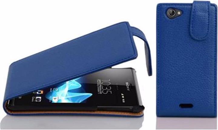 Produktbild Cadorabo Flip mit Struktur Cover (Sony Xperia J)