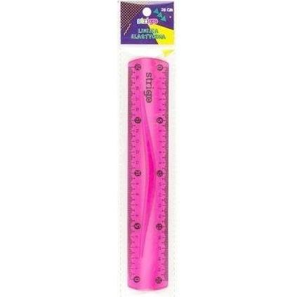 Stigo Bike, Righello, Flexibles Lineal 20 cm rosa STRIGO (20 cm)