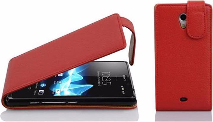 Actual product image Cadorabo Flip with structure cover (Sony Xperia T)