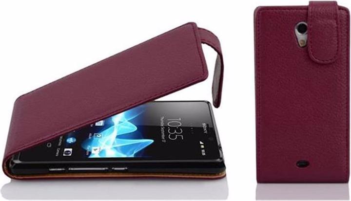 Actual product image Cadorabo Flip with structure cover (Sony Xperia T)