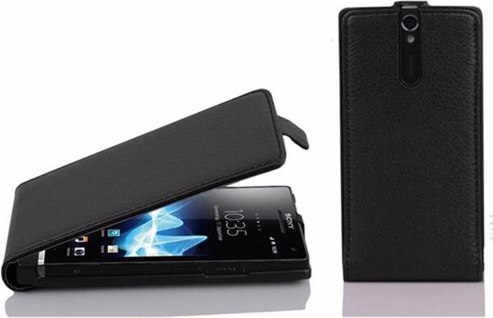 Actual product image Cadorabo Flip with structure cover (Sony Xperia S)