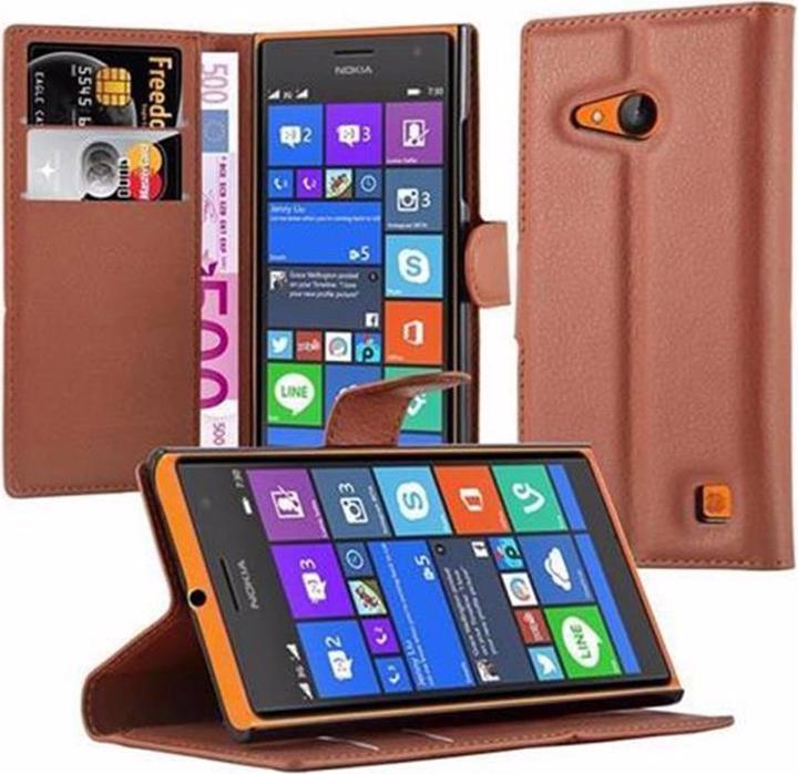 Produktbild Cadorabo Book mit Standfunktion Cover (Nokia Lumia 730)