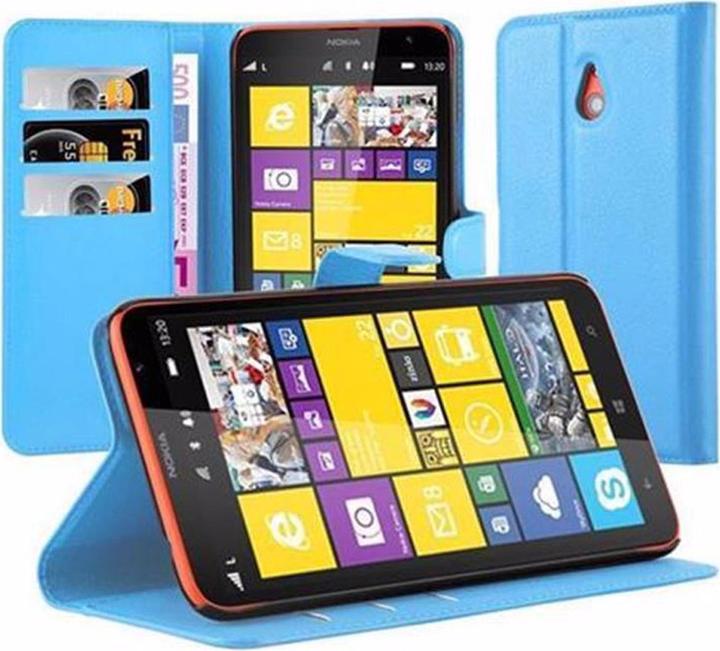 Actual product image Cadorabo Book with stand function cover (Nokia Lumia 1320)