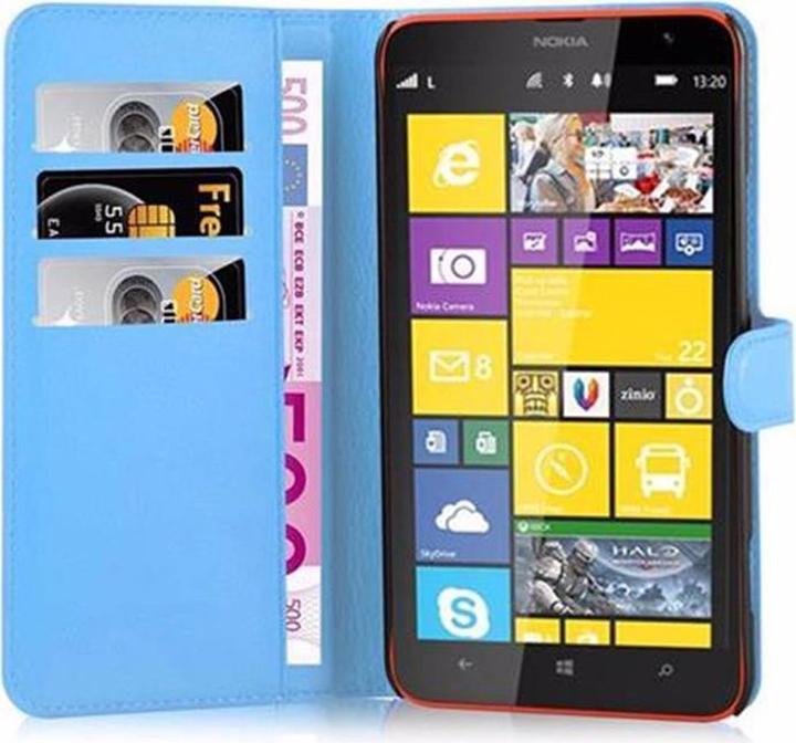 Actual product image Cadorabo Book with stand function cover (Nokia Lumia 1320)