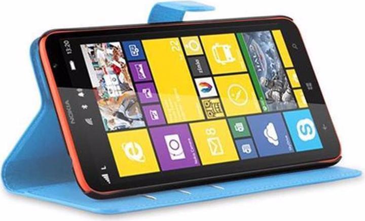 Actual product image Cadorabo Book with stand function cover (Nokia Lumia 1320)
