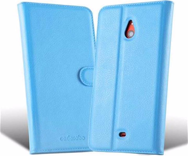 Actual product image Cadorabo Book with stand function cover (Nokia Lumia 1320)