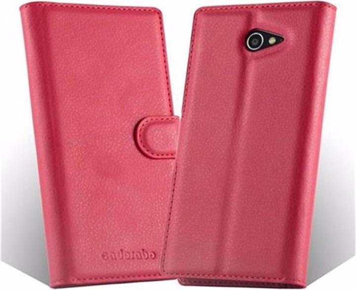 Cadorabo Custodia A Libro Con Portafoglio Per Sony Xperia M2 / M2 Aqua – Nero Cometa, Con Chiusura Magnetica E Stand - 3