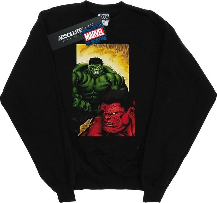 Actual product image Mens Red Hulk Vs Green Hulk Sweatshirt (XL)