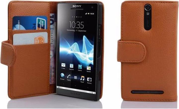 Produktbild Cadorabo Book mit Struktur Cover (Sony Xperia S)