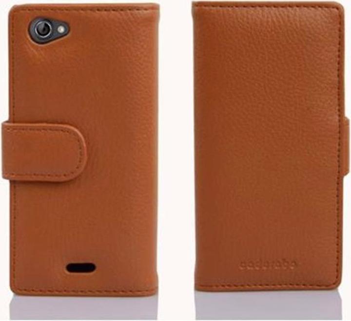 Produktbild Cadorabo Book mit Struktur Cover (Sony Xperia J)