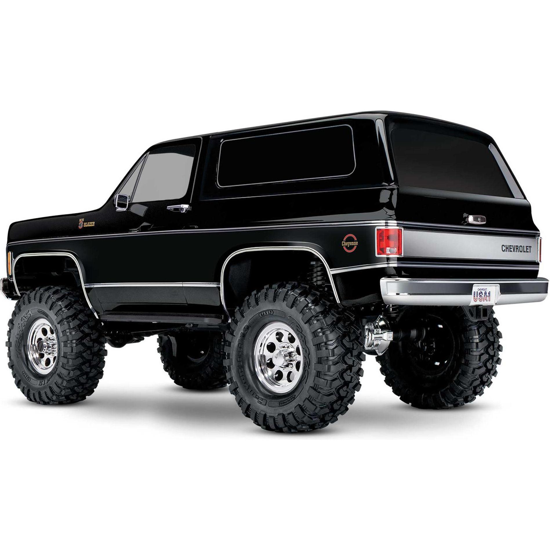 Traxxas TRX-4 79 Chevy Blazer schwarz 1/10 Crawler RTR Brushed, Clipless, ohne Akku und Ladegerät (RTR Ready-to-Run)