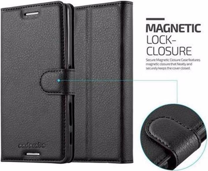 Actual product image Cadorabo Book with stand function cover (Sony Xperia X)