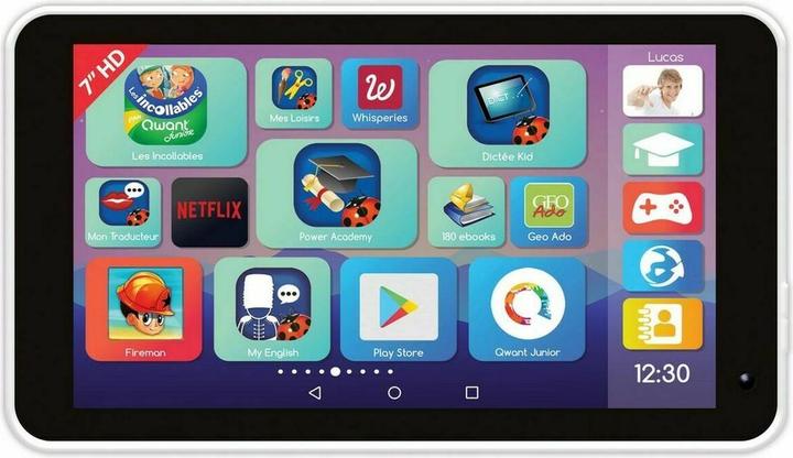 Image du produit Lexibook Tablette LexiTab Master 7 pouces à contenu éducatif, housse de protection version FR (Français)